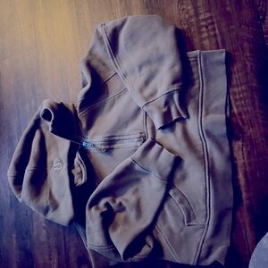 Dark green gray lululemon half scuba